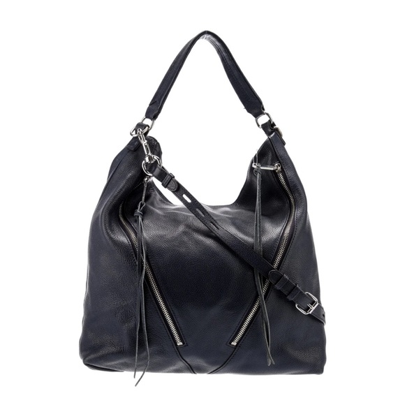 Rebecca Minkoff Fringe Trim Leather Crossbody Bag - Picture 13 of 13